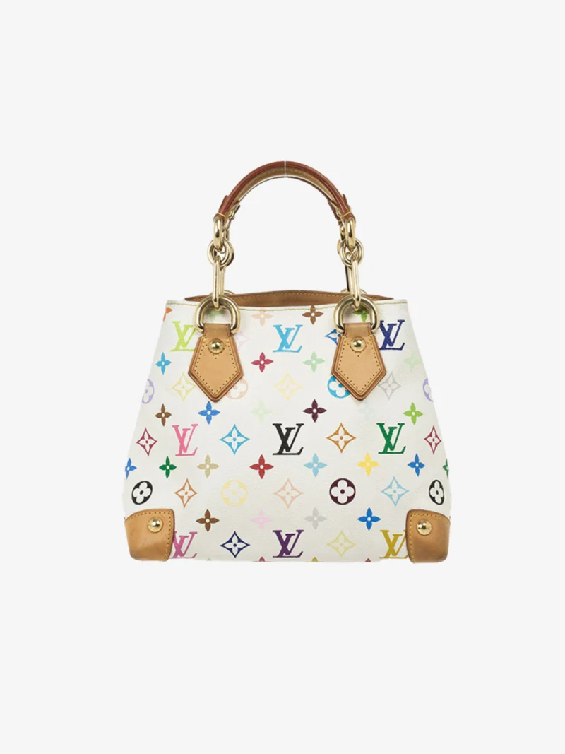 Louis Vuitton X Murakami White Monogram 2005 Vintage Audra Bag